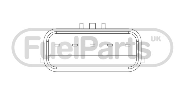 Датчик массового расхода воздуха - ДМРВ MAFS227OE FUELPARTS