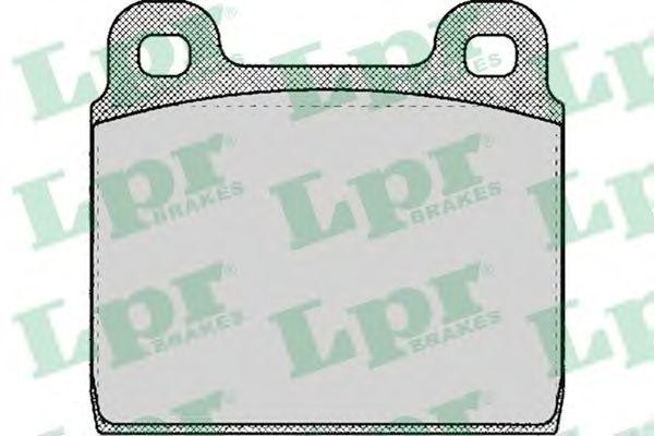 Колодки тормозные дисковые 05P109 LPR