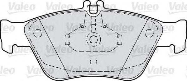 Колодки тормозные дисковые 598357 VALEO PHC