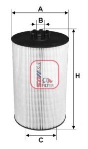 Фильтр масляный двигателя S5097PE SOFIMA