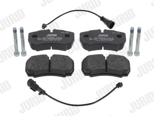 Колодки тормозные дисковые 2912309561 BENDIX JURID