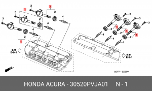 Катушка зажигания 30520PVJA01 HONDA ACURA