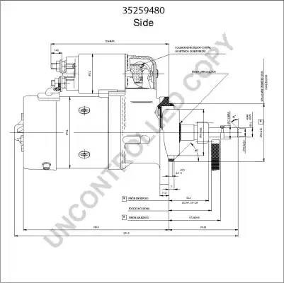 Стартер 35259480 PRESTOLITE ELECTRIC