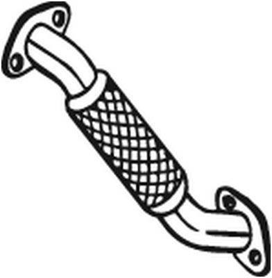 Труба приемная 700-169 BOSAL