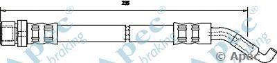 Шланг тормозной HOS3697 APEC BRAKING