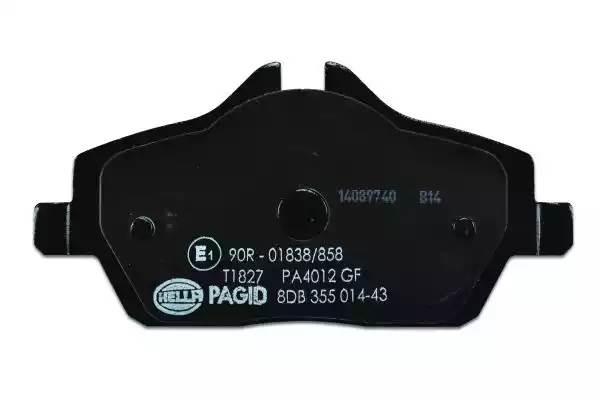 Колодки тормозные дисковые 8DB 355 014-431 HELLA BEHR PAGID
