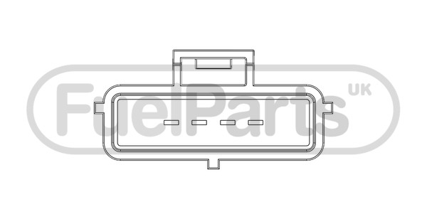 Датчик массового расхода воздуха - ДМРВ MAFS159OE FUELPARTS