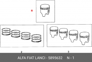 Деталь 5895632 ALFA FIAT LANCIA