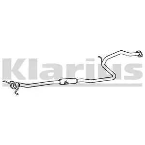 Резонатор - средняя часть системы ОГ 260218 KLARIUS