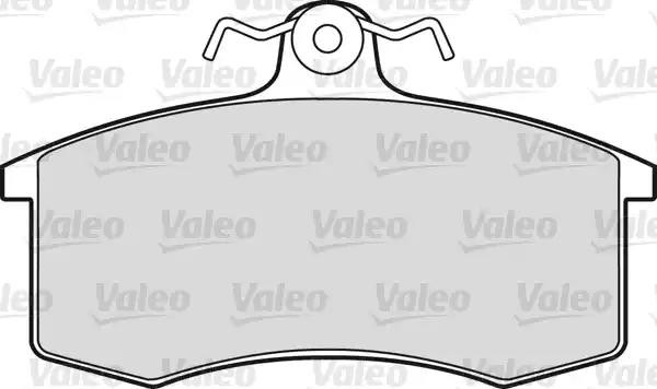 Колодки тормозные дисковые 598406 VALEO PHC