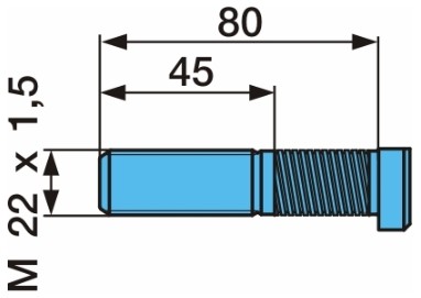 Шпилька ступицы колеса 0329633111 BPW