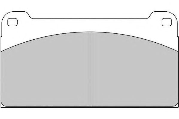 Колодки тормозные дисковые G6732 ABEX
