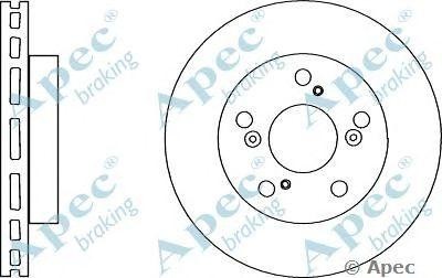 Диск тормозной DSK3014 APEC BRAKING