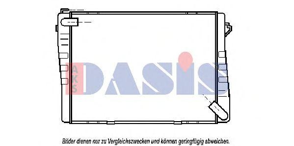 Радиатор охлаждения ДВС 050420N AKS DASIS