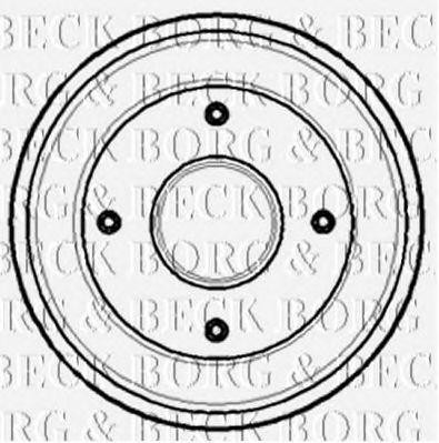 Барабан тормозной BBR7099 BORG BECK