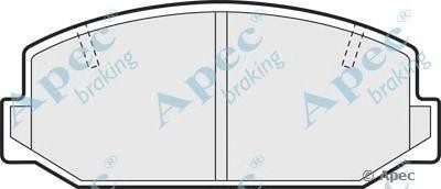 Колодки тормозные дисковые PAD350 APEC BRAKING