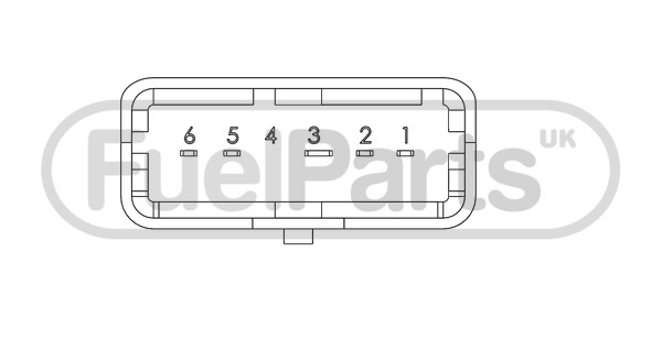 Датчик массового расхода воздуха - ДМРВ MAFS162M FUELPARTS