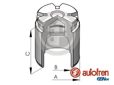 Поршень тормозного суппорта D025116 AUTOFREN SEINSA