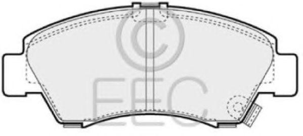 Колодки тормозные дисковые BRP0816 EEC
