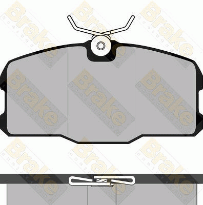 Колодки тормозные дисковые PA417 BRAKE ENGINEERING