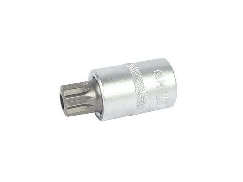 Головка со вставкой 1/2 Spline M16 с отверстием L=55мм ДТ/100/10 625416 DELO TEHNICI