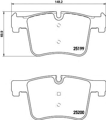 Колодки тормозные дисковые N1728 COBREQ