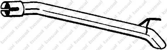 Труба приемная 750-233 BOSAL