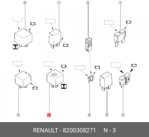 Реле 8200308271 RENAULT