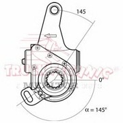 Трещотка тормозного вала TT7009208 TRUCKTECHNIC