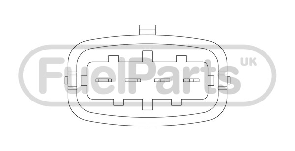 Датчик массового расхода воздуха - ДМРВ MAFS051OE FUELPARTS