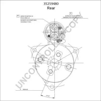 Стартер 35259480 PRESTOLITE ELECTRIC