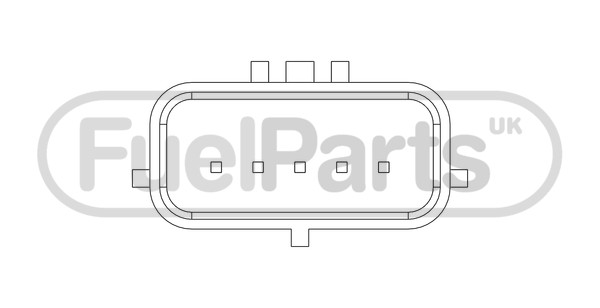 Датчик массового расхода воздуха - ДМРВ MAFS469OE FUELPARTS