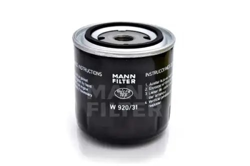 Фильтр масляный двигателя W92031 MANN FILTER
