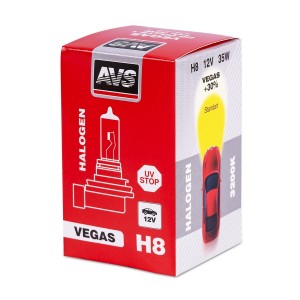Лампа галоген H8 12/35W AVS Vegas A78149S AVS