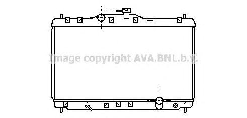 Радиатор охлаждения ДВС HD2073 AVA