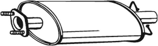 Резонатор - средняя часть системы ОГ 154-459 BOSAL