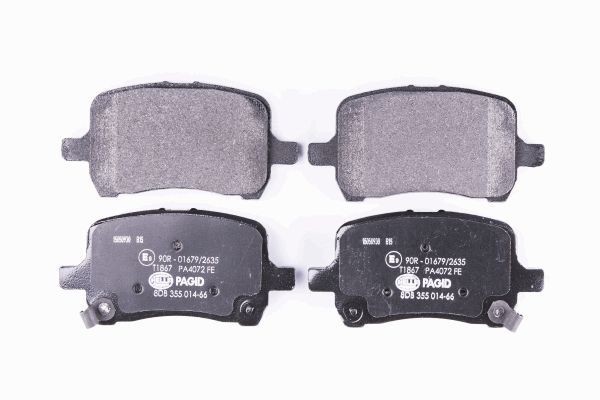Колодки тормозные дисковые 8DB 355 014-661 HELLA BEHR PAGID