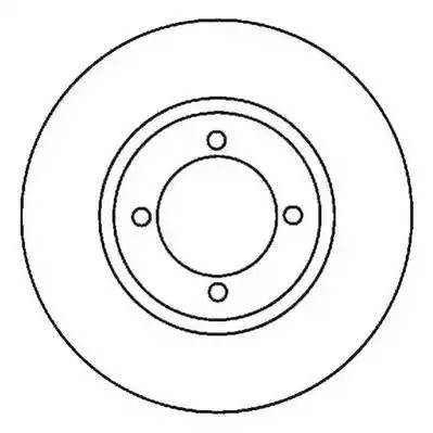 Диск тормозной 562038J BENDIX JURID