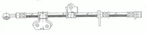 Шланг тормозной 511451 CEF