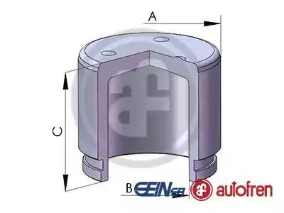 Поршень тормозного суппорта D025538 AUTOFREN SEINSA