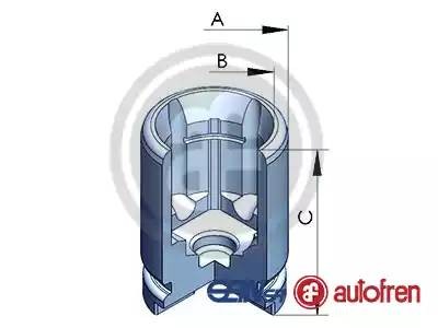 Поршень тормозного суппорта D02526 AUTOFREN SEINSA