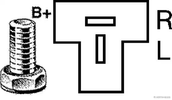 Генератор J5115018 H B JAKOPARTS NIPPARTS