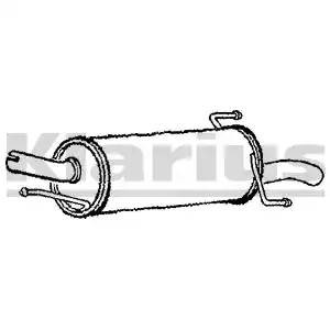 Глушитель - задняя часть системы ОГ 210759 KLARIUS