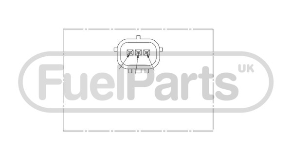 Датчик положения распредвала CS1591 FUELPARTS