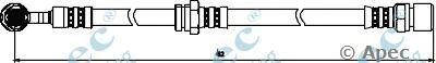 Шланг тормозной HOS3817 APEC BRAKING