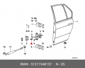 Стопор 51 21 1 948 157 BMW