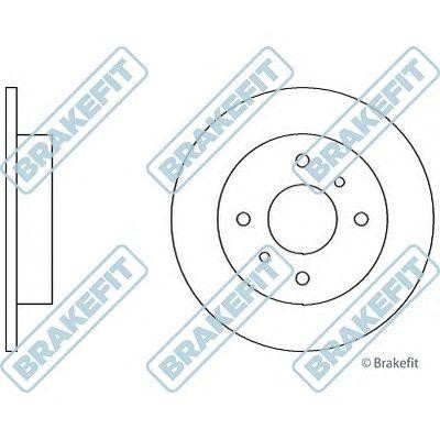 Диск тормозной DK6071 APEC BRAKING