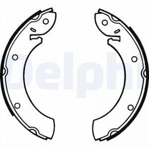 Колодки тормозные барабанные LS1070 DELPHI