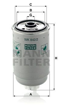 Фильтр топливный WK8422 MANN FILTER