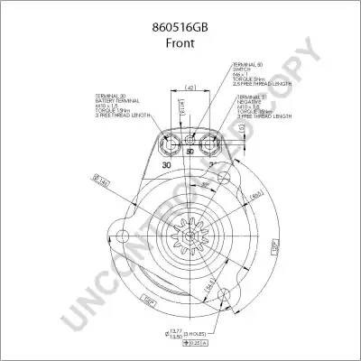 Стартер 860516GB PRESTOLITE ELECTRIC